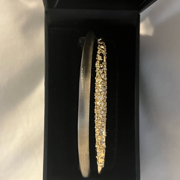 Alexis Bittar Jewelry - Alexis Bittar Stack Bangle Set. Gold/Tan